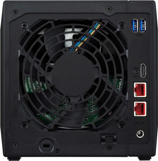 Alt view image 2 of 6 - Asustor Nimbustor 4 Gen2  AS5404T 4 Bay NAS, Quad-Core 2.0GHz CPU, Dual 2.5GbE Ports, 4GB DDR4, Four M.2 SSD Slots (Diskless)