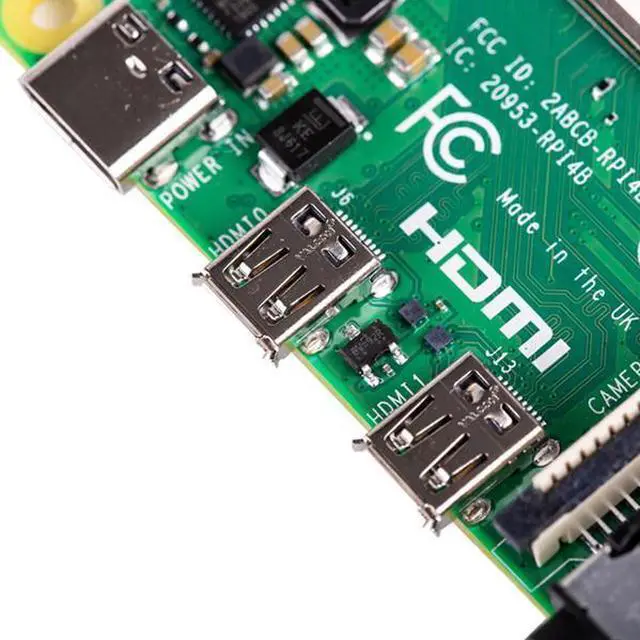 Alt view image 6 of 7 - Raspberry Pi 4 Model B 4GB 2019 Quad Core 64 Bit WiFi Bluetooth C1208-4GB