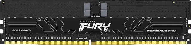 Alt view image 2 of 15 - Kingston FURY Renegade Pro 256GB (8 x 32GB) DDR5 SDRAM Memory Kit - For Desktop PC, Workstation - 256 GB (8 x 32GB) - DDR5-4800/PC5-38400R DDR5 SDRAM - 4800 MHz - CL36 - 1.10 V - ECC- KF548R36RBK8-256