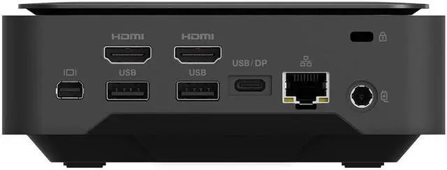 Alt view image 3 of 5 - GIGABYTE GB-BEi3-1220-BWUS Black Mini-PC Barebone