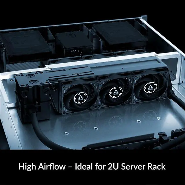 Alt view image 5 of 7 - ARCTIC P8 Max High-Performance 80 mm PWM Fan, 5005000RPM, 4-Pin Dual Ball Bearing, Black ACFAN00286A