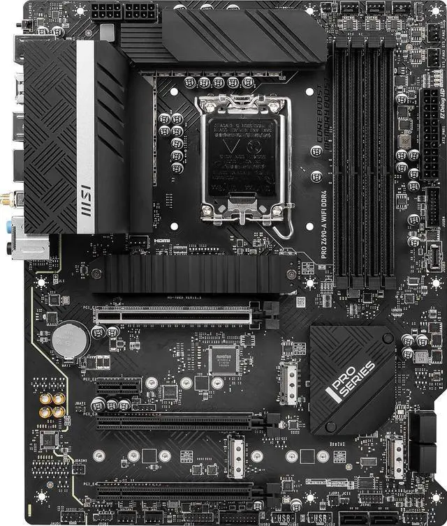 Main image of MSI PRO Z690-A WIFI DDR4 LGA 1700 Intel Z690 SATA 6Gb/s ATX Intel Motherboard