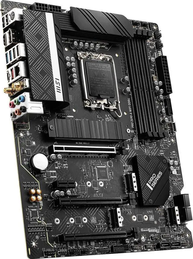 Alt view image 2 of 8 - MSI PRO Z690-A WIFI DDR4 LGA 1700 Intel Z690 SATA 6Gb/s ATX Intel Motherboard