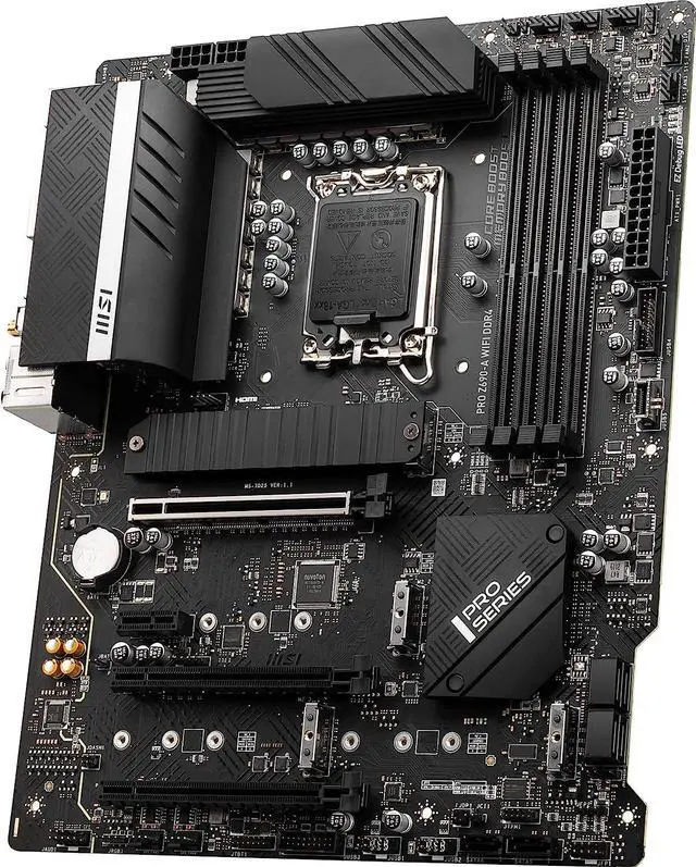 Alt view image 3 of 8 - MSI PRO Z690-A WIFI DDR4 LGA 1700 Intel Z690 SATA 6Gb/s ATX Intel Motherboard