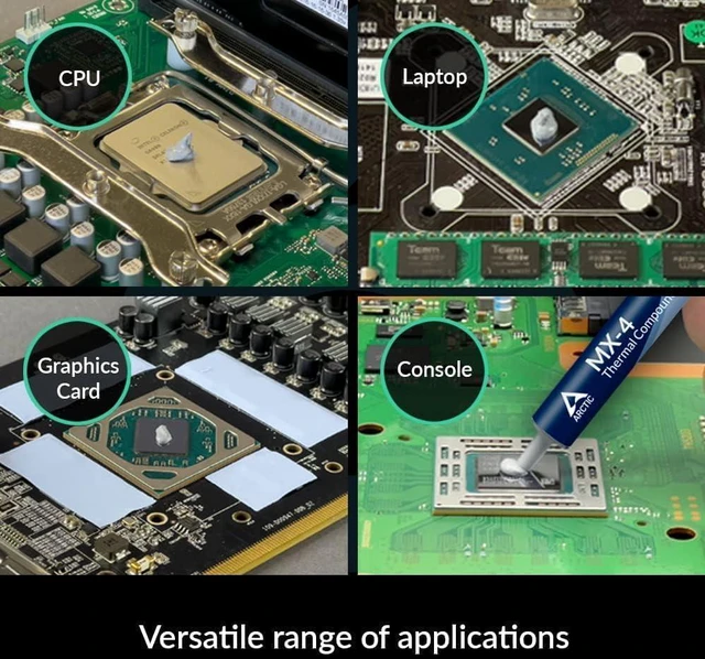 Alt view image 5 of 7 - ARCTIC MX-4 (incl. Spatula, 20 g) - Premium Performance Thermal Paste for All Processors, Very high Thermal Conductivity, Long Durability, Safe Application, Non-Conductive