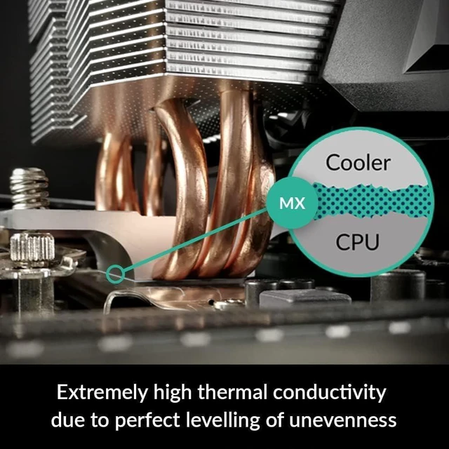 Alt view image 6 of 7 - ARCTIC MX-4 (incl. Spatula, 20 g) - Premium Performance Thermal Paste for All Processors, Very high Thermal Conductivity, Long Durability, Safe Application, Non-Conductive