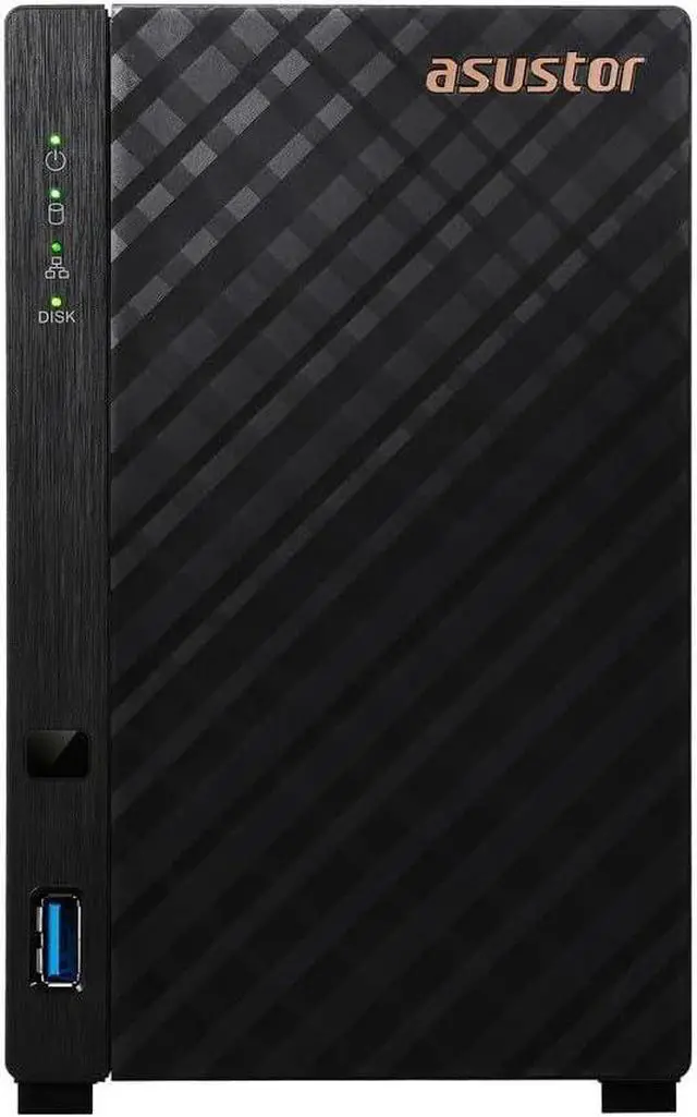 Alt view image 5 of 7 - Asustor AS1102TL Drivestor 2 Lite 2 Bay NAS, Quad-Core 1.7GHz CPU, 1GbE Port, 1GB DDR4 (Diskless)
