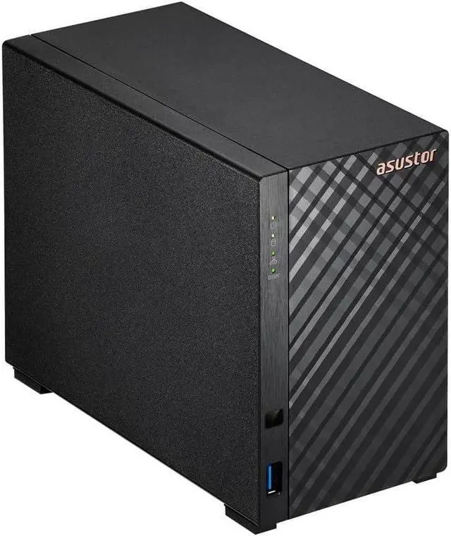Alt view image 7 of 7 - Asustor AS1102TL Drivestor 2 Lite 2 Bay NAS, Quad-Core 1.7GHz CPU, 1GbE Port, 1GB DDR4 (Diskless)