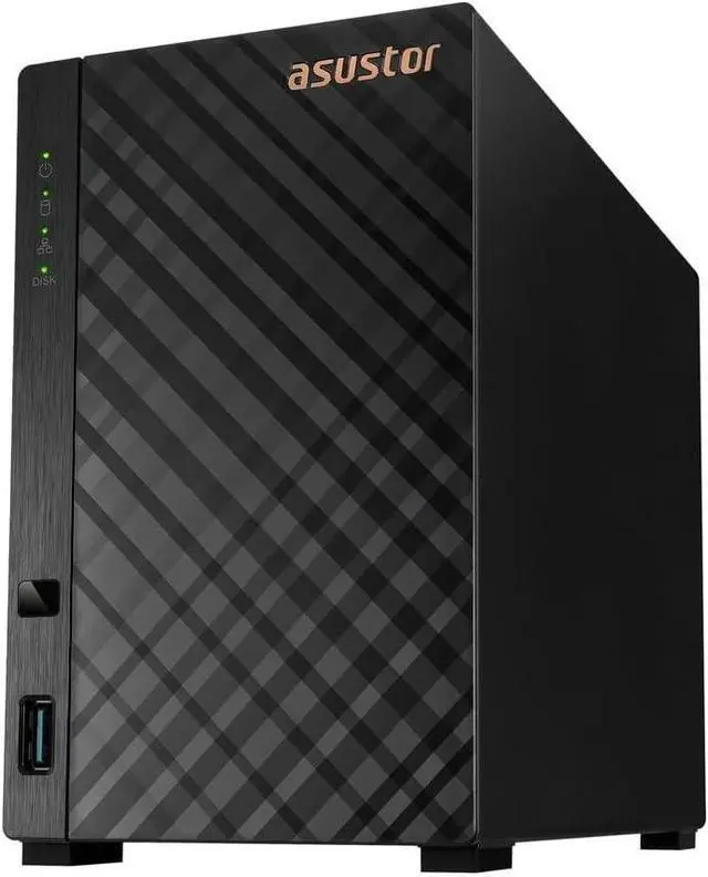 Main image of Asustor AS1102TL Drivestor 2 Lite 2 Bay NAS, Quad-Core 1.7GHz CPU, 1GbE Port, 1GB DDR4 (Diskless)
