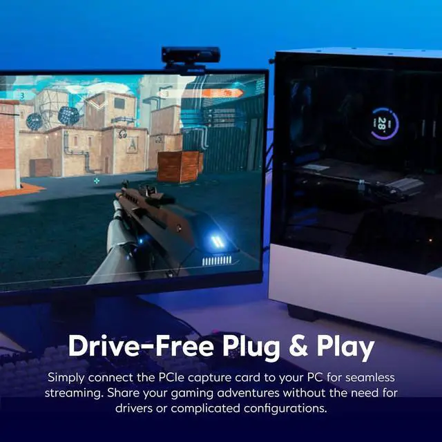 Alt view image 6 of 8 - AVerMedia GC571 HDMI Capture Card, Live Streamer Ultra HD 4K60 Pass-Through on PS5, PS4 Pro, Xbox , Switch Games