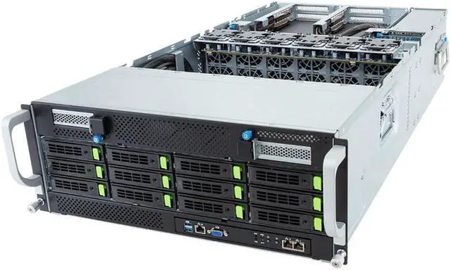 Main image of Gigabyte G493-SB2 rev. AAP1 4U HPC/AI Server Barebone - Intel Gen4/Gen5 Xeon Scalable, Dual CPU, 8x Gen5 GPUs