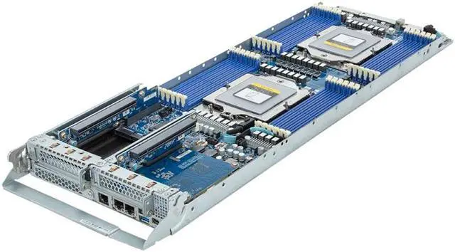 Alt view image 2 of 7 - Gigabyte H273-Z80 rev. AAN1 2U High Density server Barebone - AMD EPYC 9004, 4-Node Dual CPU, 24x Gen4 NVMe/SATA/SAS Bays