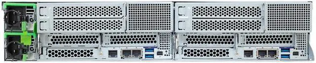 Alt view image 6 of 7 - Gigabyte H233-Z80 rev. AAW1 2U High Density Server - AMD EPYC 9004, 2-Node Dual CPU, 4x Gen 5 x16 GPU,  4X Gen4 NVMe Bays