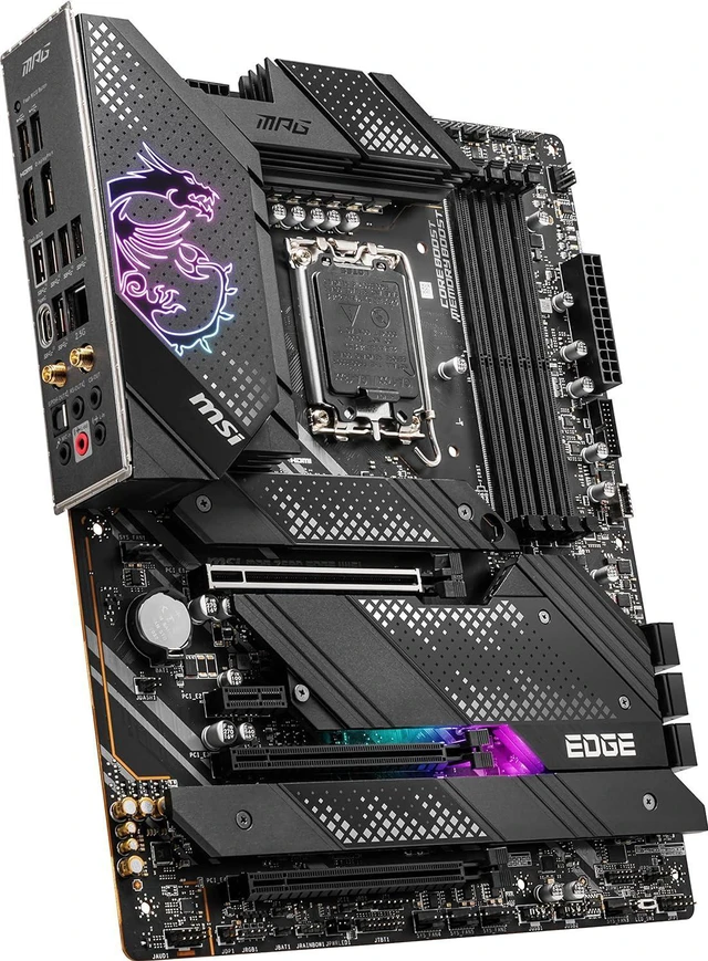 Alt view image 3 of 6 - MSI MPG Z690 EDGE WIFI DDR5 LGA 1700 ATX Intel Motherboard