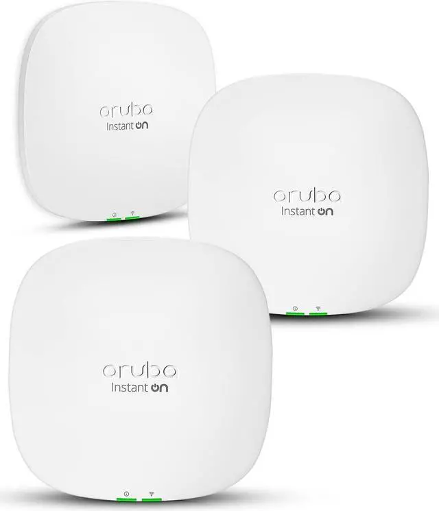 Main image of Aruba R9B27A Instant On AP25 .11ax 4x4 Wi-Fi Access Point | US Model | Power Source not Included (Pack of 3)