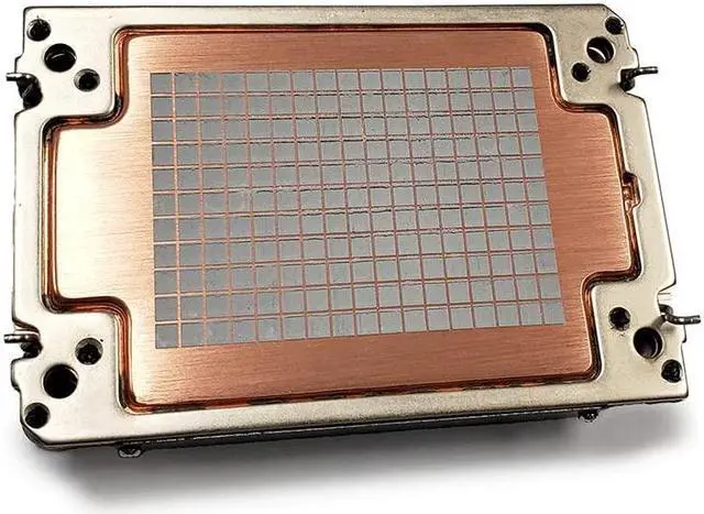 Alt view image 3 of 3 - Dynatron S7 Intel  Socket LGA 4677 Sapphire Rapids CPU Copper Heatsink and Side Blower