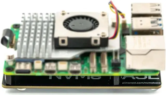 Alt view image 4 of 5 - Pimoroni PIM699 Raspberry Pi 5 M.2 HAT NVMe Base PCIe Extension Board (M.2 2230 to 2280 supported)
