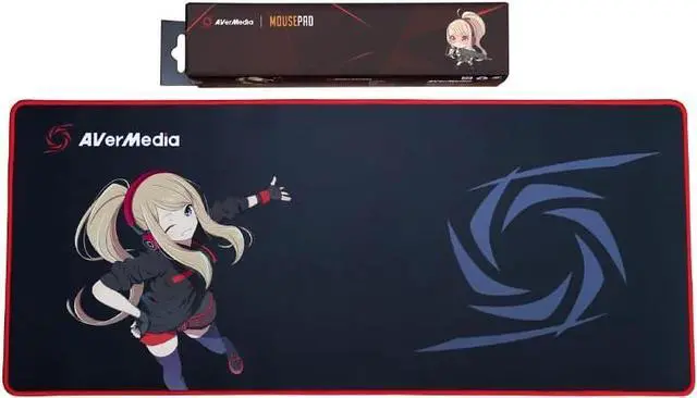 Alt view image 3 of 5 - AVerMedia BIGMOUSEPAD ELENA Mouse Pad | Anti-slip Rubber Base | Ultra Smooth Surface (Black)
