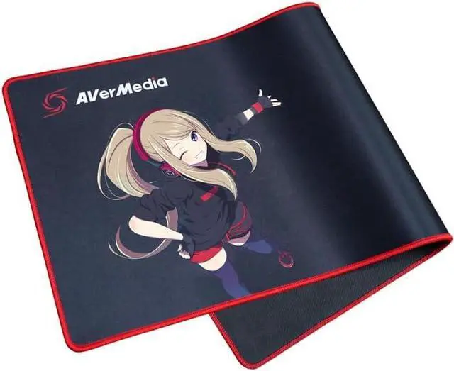Alt view image 2 of 5 - AVerMedia BIGMOUSEPAD ELENA Mouse Pad | Anti-slip Rubber Base | Ultra Smooth Surface (Black)