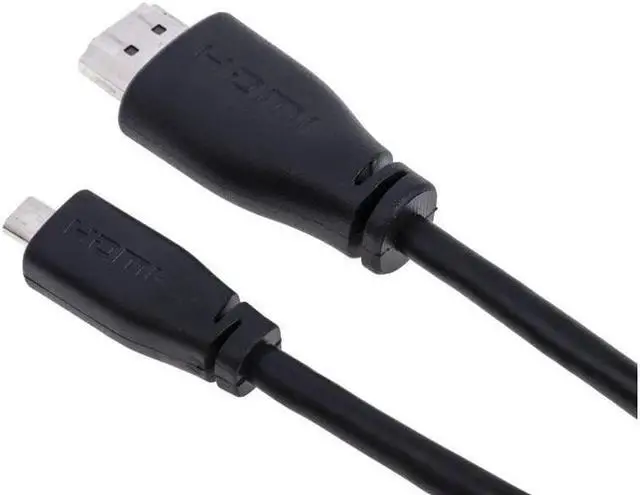 Alt view image 2 of 3 - Raspberry Pi SC0546 Micro-HDMI to HDMI Cable short  1M - Black