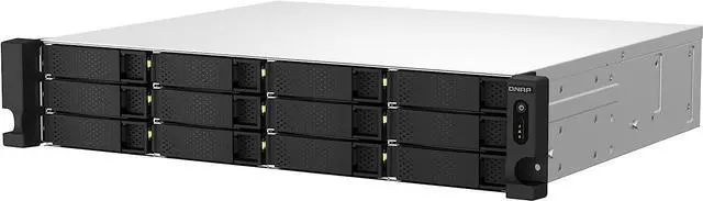Alt view image 3 of 9 - QNAP TS-1264U-RP-8G SAN/NAS Storage System
