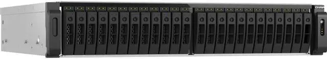 Main image of QNAP TS-H3077AFU-R7-64G-US 2U 30-bay 2.5" SATA 6Gbps all-flash NAS, AMD Ryzen 7 7000 series, 64GB DDR4 non-ECC RAM