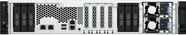 Alt view image 4 of 6 - QNAP TS-H3077AFU-R7-64G-US 2U 30-bay 2.5" SATA 6Gbps all-flash NAS, AMD Ryzen 7 7000 series, 64GB DDR4 non-ECC RAM