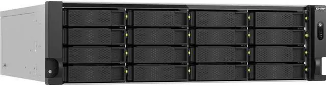 Main image of QNAP TS-H1677AXU-RP-R7-32G-US 3U 16-Bay QTS hero NAS, AMD Ryzen 7 7000 series,32GB DDR5 non-ECC RAM, 550W redundant