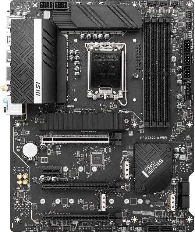 Main image of MSI PRO Z690-A WIFI DDR5 LGA 1700 ATX Intel Motherboard