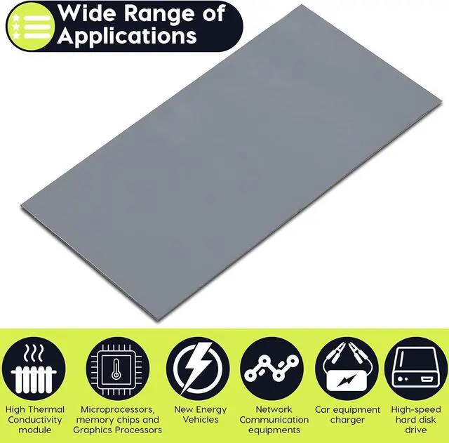 Alt view image 6 of 7 - Gelid Solutions TP-VP01-D GP-Extreme 12W-Thermal Pad 80x40x2.0 (2pcs) Excellent Heat Conduction, Ideal Gap Filler.