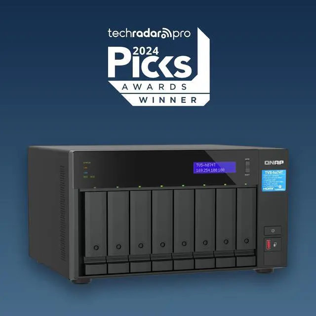 Alt view image 2 of 7 - QNAP ULTRA-HIGH SPEED 8 BAY THUNDERBOLT 4 NAS. INTEL CORE I9 16-CORE (8 PERFORMA