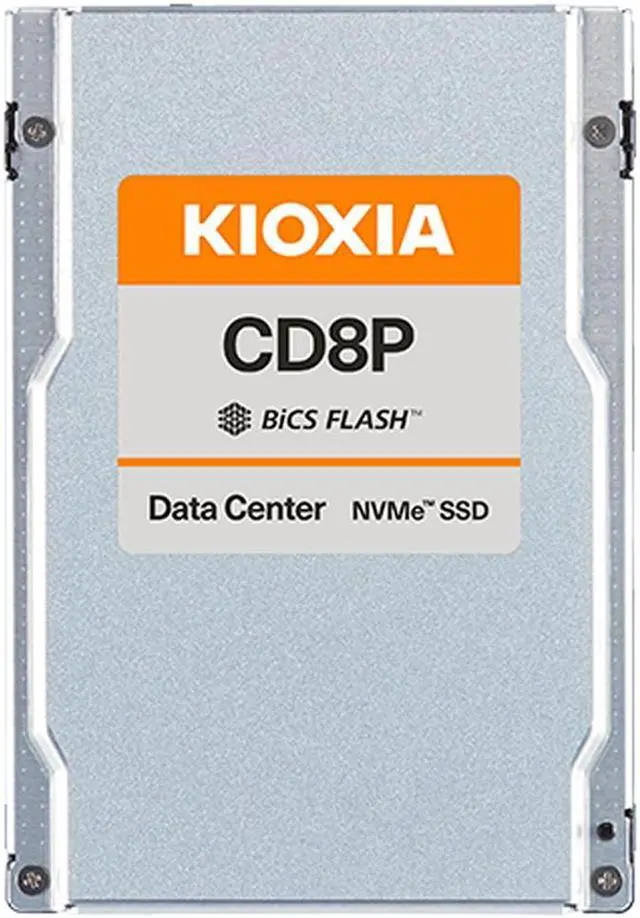 Main image of Kioxia KCD8XPUG7T68 CD8P-R Data Center & Read Intensive SSD 7.68TB 2.5" U.2/U.3 15mm PCIe 5 x 4 NVMe 3D TLC 1DWPD