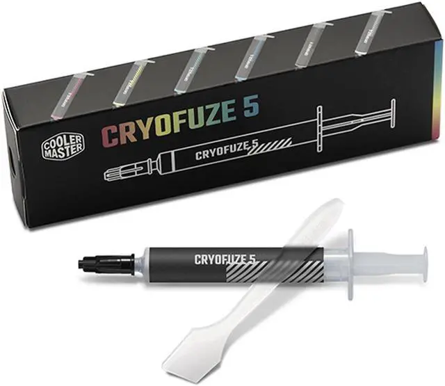 Main image of Cooler Master MGY-ADSW-N03G-R1 CryoFuze 5 Thermal Paste, Nanoparticles, CPU/GPU Temp-50°C to 240°C for CPU, GPU Coolers (White)