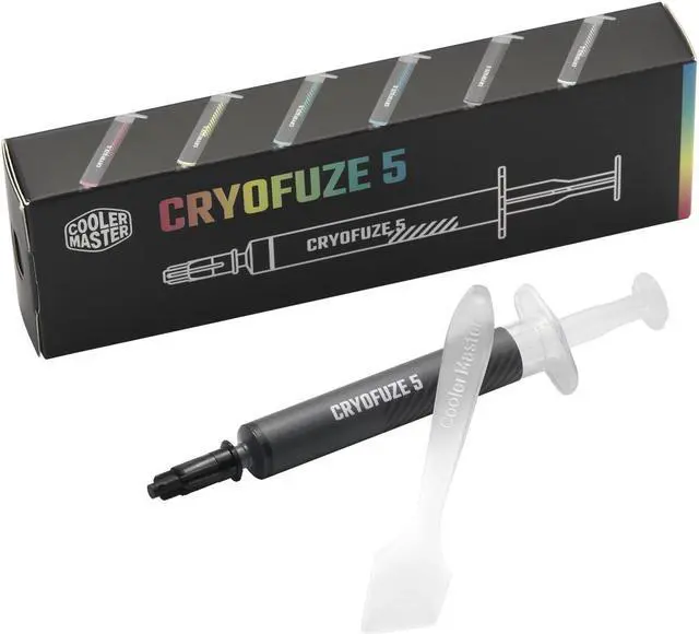 Main image of Cooler Master MGY-ADSK-N03G-R1 CryoFuze 5 Thermal Paste, Nanoparticles, CPU/GPU Temp-50°C to 240°C for CPU, GPU Coolers (Black)