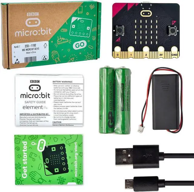Alt view image 2 of 6 - Micro:bit MEFV22G GO BBC micro:bit V2 GO Starter Kit
