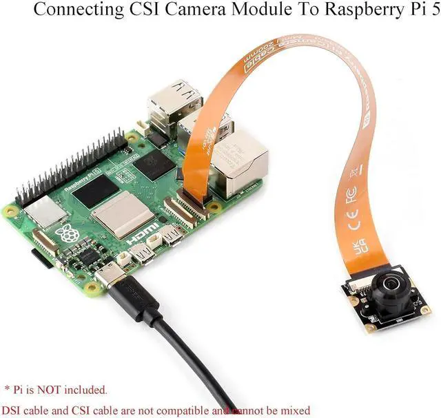 Alt view image 2 of 5 - Raspberry Pi SC1128 Accessories, Adapter cables, Length 200mm, Supports camera