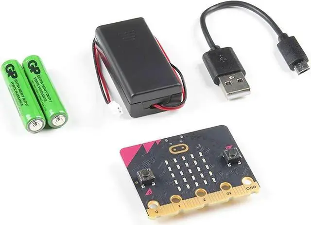 Alt view image 5 of 7 - Micro:bit MEFV2C Club BBC micro:bit V2 Club USB cable, Battaery holder x10 kit