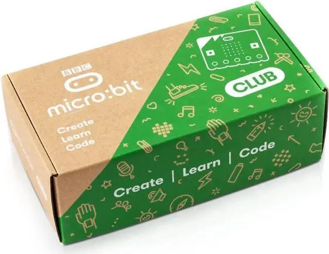 Alt view image 2 of 7 - Micro:bit MEFV2C Club BBC micro:bit V2 Club USB cable, Battaery holder x10 kit