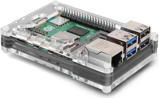 Alt view image 2 of 4 - Pimoroni PIM677 Pibow Coupe 5 (Case for Raspberry Pi 5)  Ninja