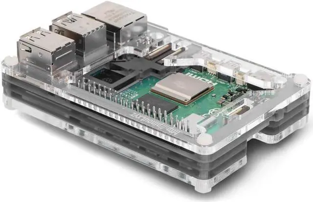 Alt view image 3 of 4 - Pimoroni PIM677 Pibow Coupe 5 (Case for Raspberry Pi 5)  Ninja