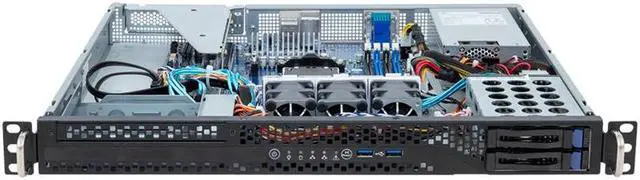 Alt view image 2 of 5 - Gigabyte R113-C10 Rev. AA01 Rack Server - AMD EPYC™ 4005/4004 & Ryzen™ 9000/7000 - 1U UP 4-Bay SATA 350W