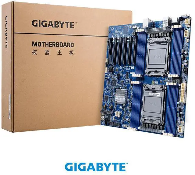 Alt view image 4 of 4 - GIGABYTE MD72-HB3 Extended ATX Server Motherboard Dual Socket P+ Intel C621A