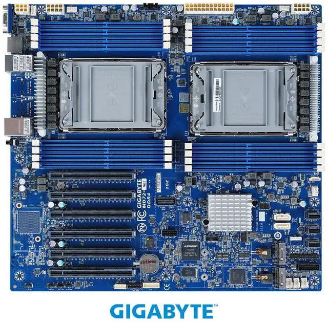 Alt view image 2 of 4 - GIGABYTE MD72-HB3 Extended ATX Server Motherboard Dual Socket P+ Intel C621A
