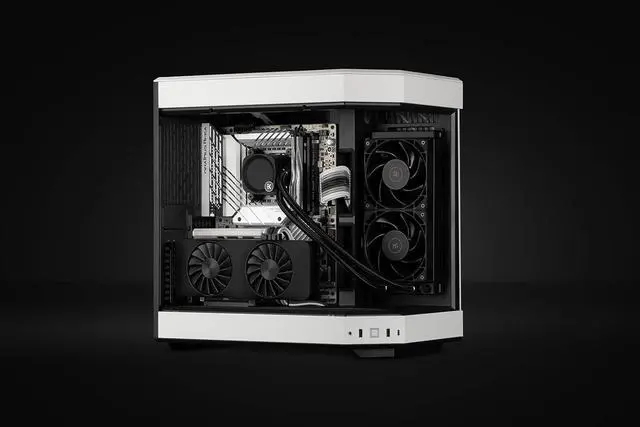 Alt view image 4 of 7 - EK-Nucleus AIO CR360 Dark 360mm AIO Liquid Cooler With EK FPT 120mm Fans - Compatible with latest Intel and AMD CPU sockets - LGA 1700 and AM5