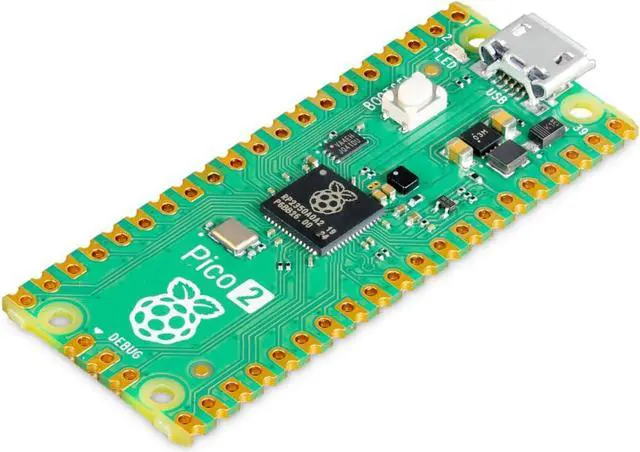 Alt view image 3 of 3 - Raspberry Pi SC1631 Pico 2 Microcontroller Board RP2350 Dual-Core 150 MHz, 4MB Flash,Wi-Fi, Bluetooth