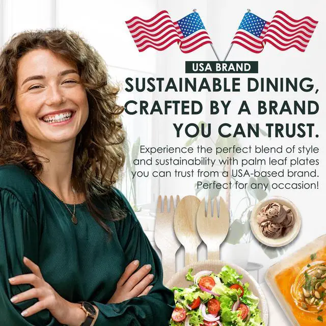 Alt view image 7 of 7 - Planet Pantry Disposable Birchwood Cutlery Knife (100 pcs) Plastic Alternative Eco-Friendly for Food, Party, Buffet, Wedding