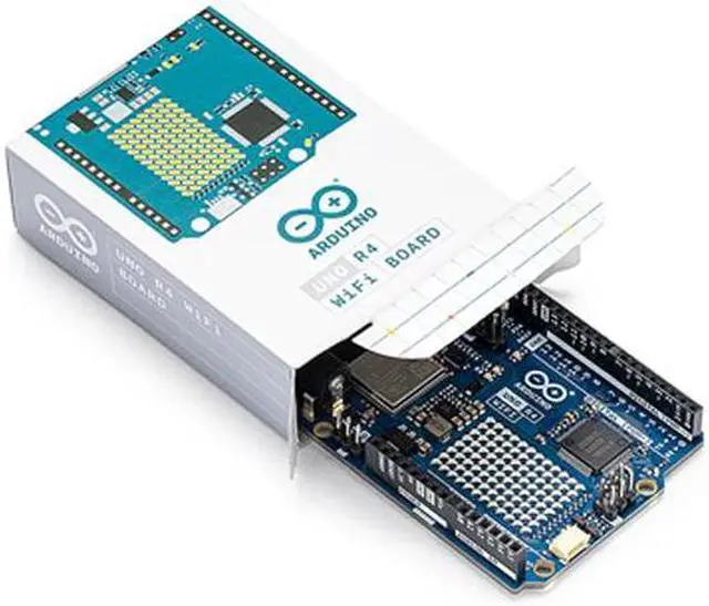 Alt view image 3 of 3 - Arduino UNO R4 WiFi [ABX00087] - Renesas RA4M1 / ESP32-S3 - Wi-Fi, Bluetooth, USB-C, CAN, DAC, OP AMP, Qwiic Connector, 12x8 LED Matrix