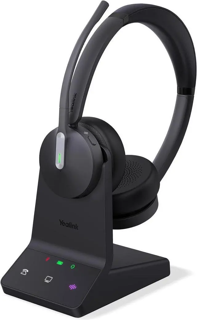 Main image of Yealink WH64 Binaural On-Ear Wireless Headset WH64 DUAL UC