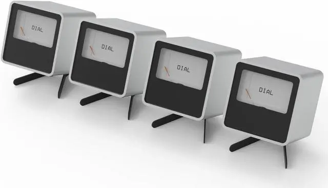 Main image of Streacom ST-VU1SSR4 VU1 Dynamic Analogue Dials - Sliver - All aluminum enclosure, glass panel