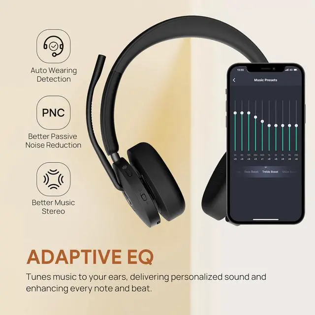 Alt view image 2 of 7 - Yealink BH74 Teams USB-C/A Wireless Headset 1208678